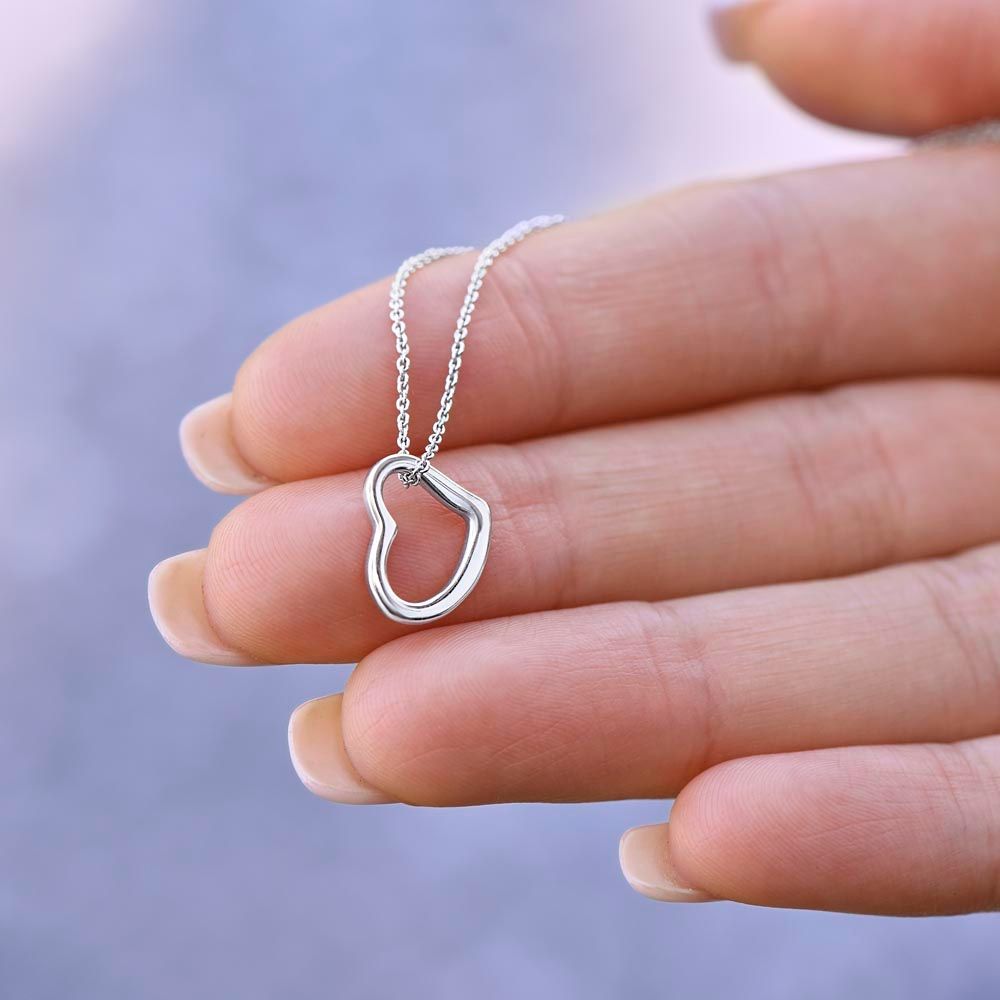 To My Wife One Heart Necklace