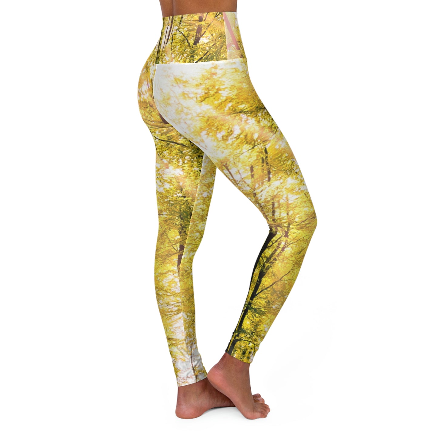 High Waisted Yoga Leggings (AOP)