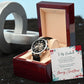 Merry Christmas Husband Open Work Watch