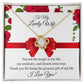 To My Lovely Wife Love Knot Necklace
