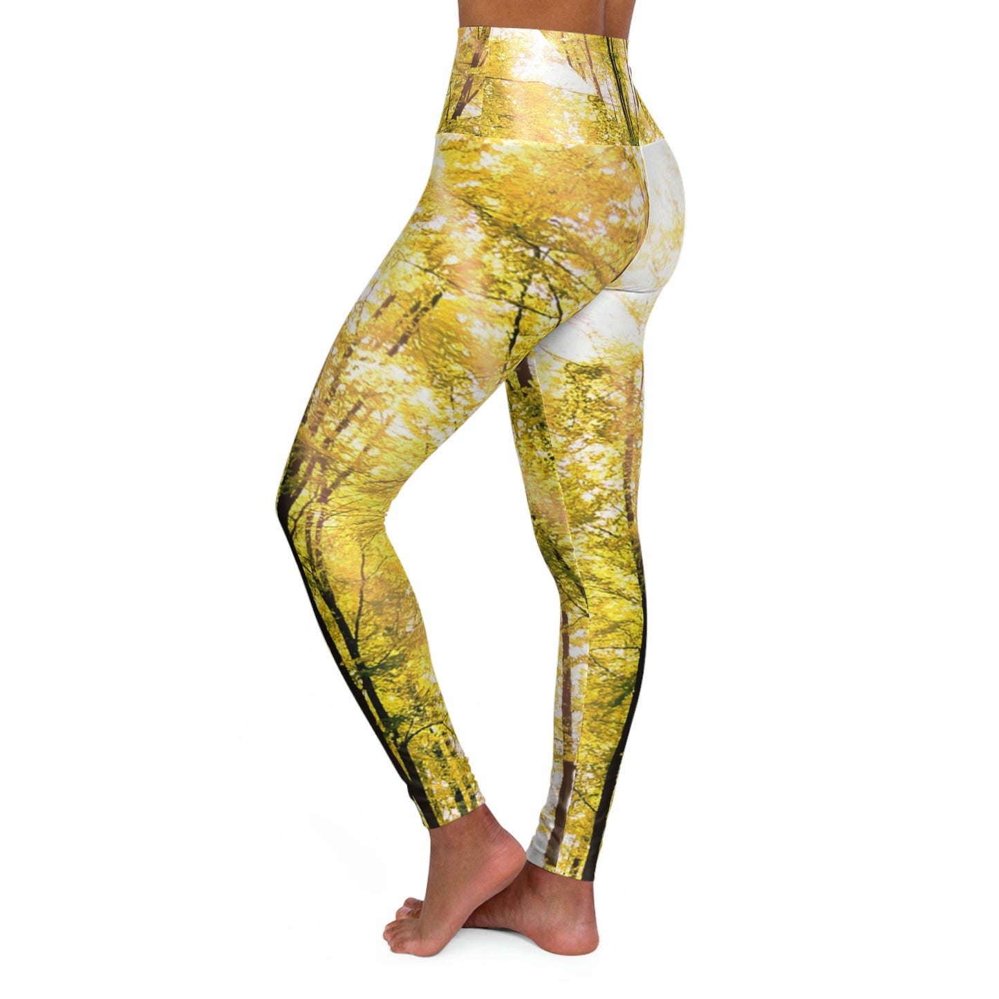 High Waisted Yoga Leggings (AOP)