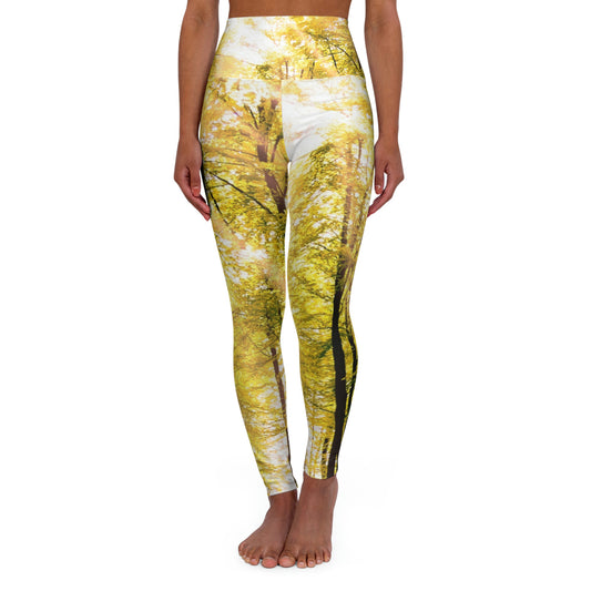 High Waisted Yoga Leggings (AOP)